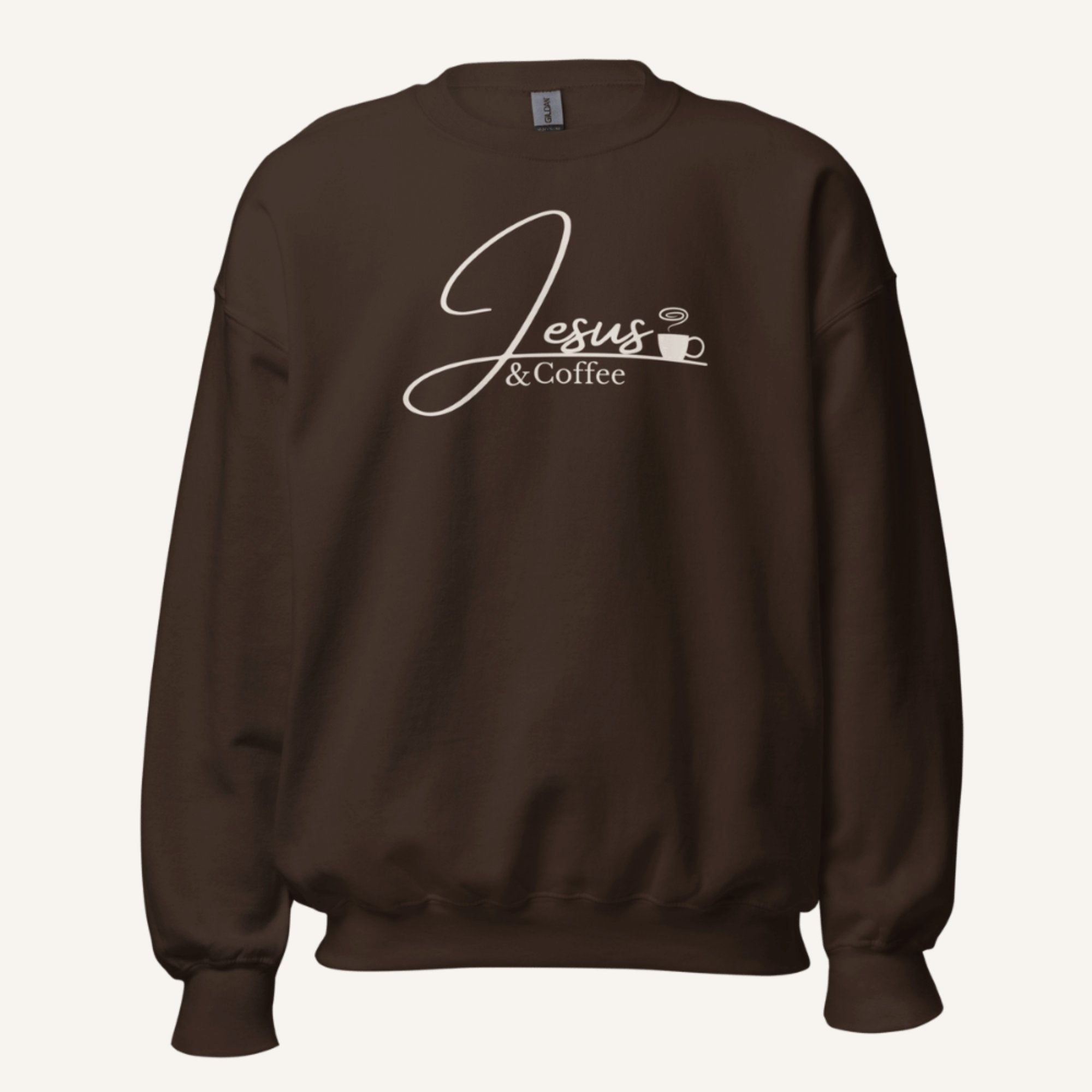 Jesus & Coffee Christian Crewneck Sweatshirt