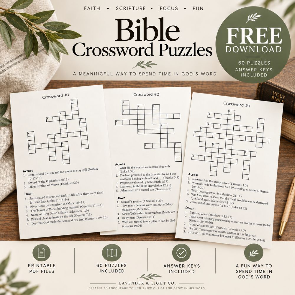 Bible Crossword Puzzle