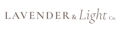 Logo of Lavender & Light Co. on a white background