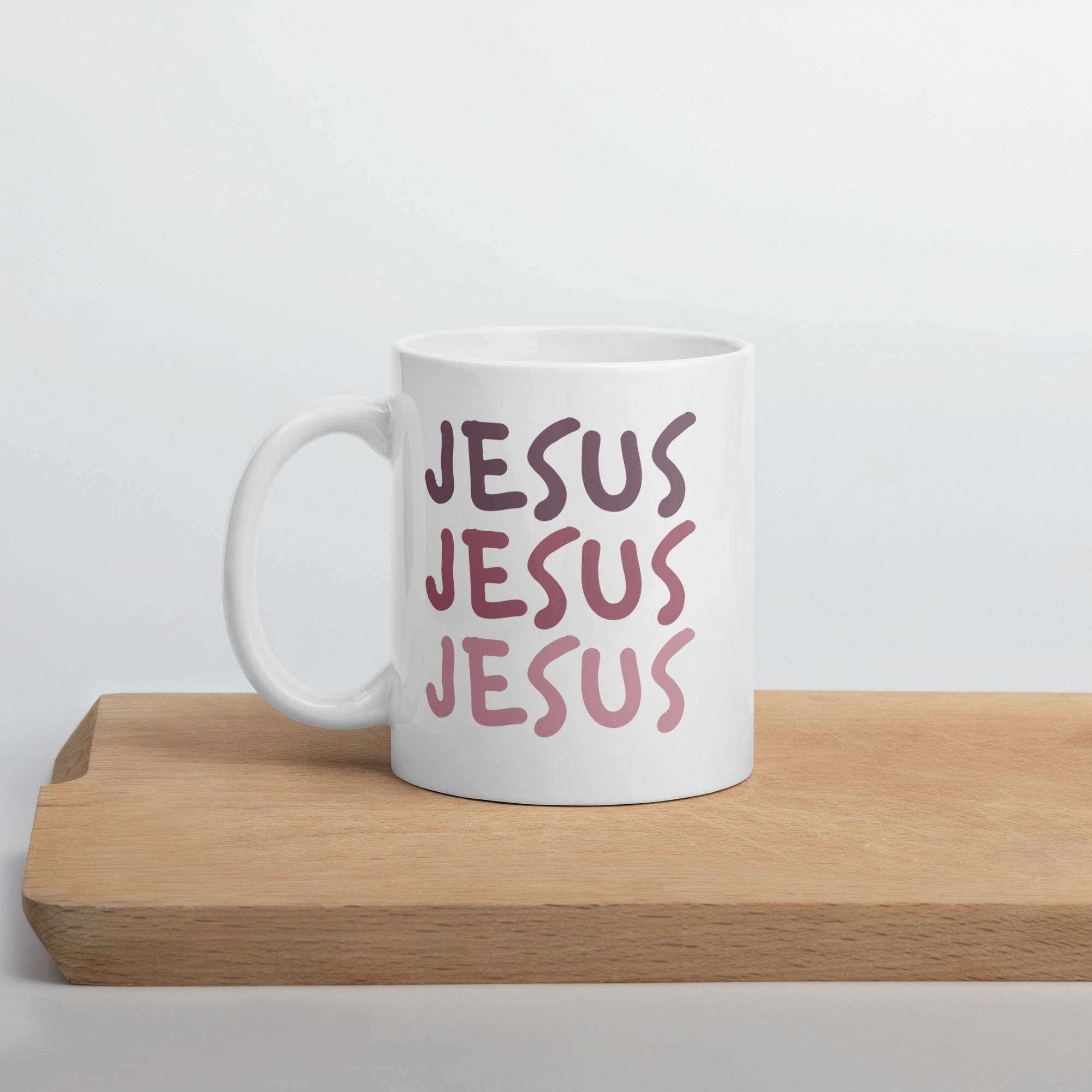 Minimalist Jesus Christian Mug